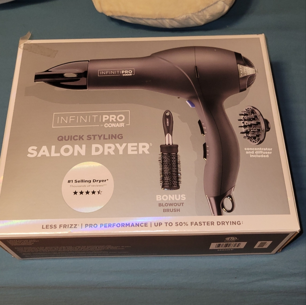 Conair infinity Pro blow dryer and accessories